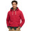 Superdry D2 Ovin Ανδρική Ζακέτα Φούτερ με Κουκούλα και Φερμουάρ Κόκκινη M2013696A-B8N