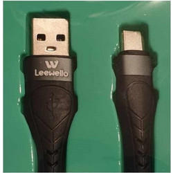 Leewello LW-43 USB-A to USB-C 1.2m Black LW-43