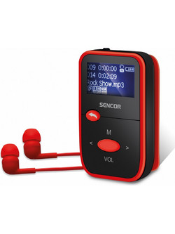 Sencor SFP4408 MP3 Player 8GB Κόκκινο