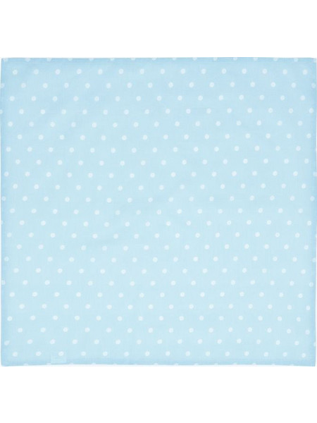 Lorelli Dots Πάνα Αγκαλιάς από Μουσελίνα Γαλάζια 80x80cm