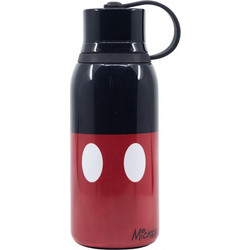 Stor Disney Mickey Mouse Παιδικό Παγούρι Θερμός Ανοξείδωτο BPA Free Μαύρο Κόκκινο 330ml