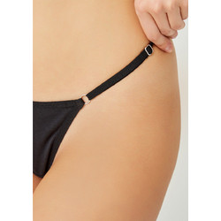 Cottonhill Γυναικείο Sexy String Μαύρο CH6107