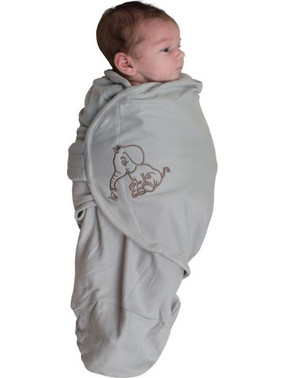 Bo Jungle Elephant Swaddle Πάνα Φασκιώματος Γκρι BJ-B170510