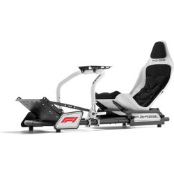 Playseat Formula Instinct F1 Καρέκλα Gaming Υφασμάτινη με Υποπόδιο Μαύρη Λευκή FO.00334
