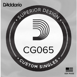 D'Addario CG065 Flat Wound 0665 Χορδή Ηλεκτρικής Κιθάρας 66" 1/4