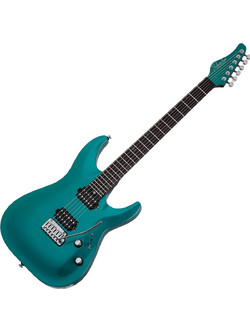 Schecter Guitars Aaron Marshall AM-6 Ηλεκτρική Κιθάρα ST Style με Μαγνήτες SSH & Ταστιέρα Ebony Arctic Jade