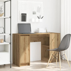 vidaXL Γραφείο Ξύλινο με Βιβλιοθήκη 120x42x76cm 861822