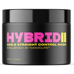 Keratin Nanocure Hybrid 2 Gen-2 Straight Control Μάσκα Μαλλιών Κερατίνης για Επανόρθωση 500ml