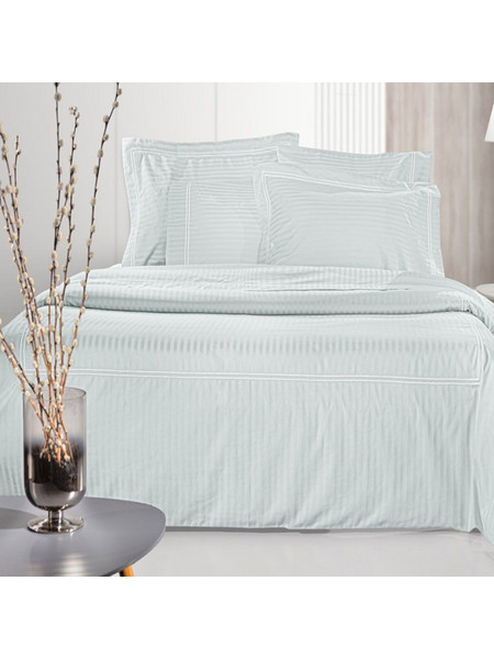 Guy Laroche Σετ Σεντόνια King Size Βαμβακοσατέν 270x280 Nice Moonlight Silver