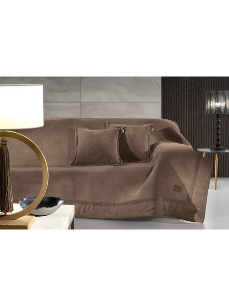 Guy Laroche Ριχτάρι Τριθέσιου Καναπέ 170x300 Rubicon Latte