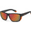 Polaroid Eyewear PLD7057S RC2OZ60 Ανδρικά Γυαλιά Ηλίου Ορθογώνια Κοκάλινα Μαύρα με Πορτοκαλί Φακό