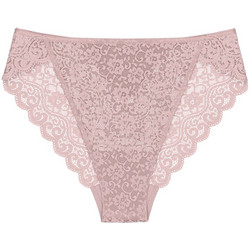 Triumph Amourette Ψηλόμεσο Γυναικείο Slip με Δαντέλα Ροζ 10219109-1347