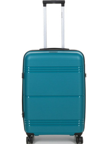 Worldline 96362-47 Βαλίτσα Μεσαία 65x44x28cm με 4 Ρόδες Πετρόλ