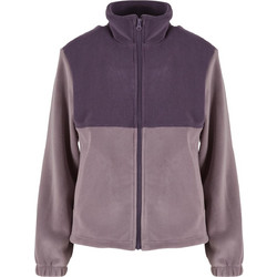 Urban Classics Γυναικεία Ζακέτα Fleece Μακριά με Φερμουάρ Μωβ TB6905-17541