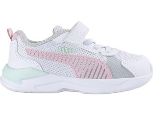 Puma X-Ray 3 LT Παιδικά Sneakers Λευκά Ροζ 401494-04