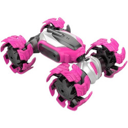 Stunt Motion Twisted Τηλεκατευθυνόμενο Αυτοκίνητο Off Road 4WD Ροζ 23150