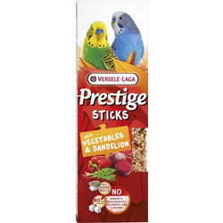 Versele-Laga Prestige Sticks Budgies with Vegetables & Dandelion 2x30gr