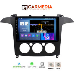 Carmedia CMDU4095-4 Ford S-Max 2006-2014 A/C Ηχοσύστημα Αυτοκινήτου με Οθόνη Αφής Bluetooth & GPS