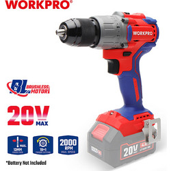 WORKPRO WP390000 Δραπανοκατσάβιδο Μπαταρίας Brushless 20V Solo