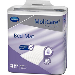 Hartmann Molicare Premium Bed Mat Υποσέντονα Ακράτειας 8 Σταγόνες 60x90cm 30τμχ