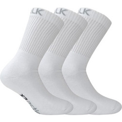 Walk Βαμβακερές Γυναικείες Κάλτσες Λευκές 3Pack V9930