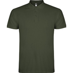 Roly Ανδρική Μπλούζα Polo Κοντομάνικη Χακί PO6638