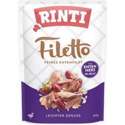 Rinti Filetto Adult with Duck & Duck Hearts 100gr