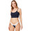 Cottonhill Γυναικείο Sexy String με Δαντέλα Μαύρο Λευκό CH6081