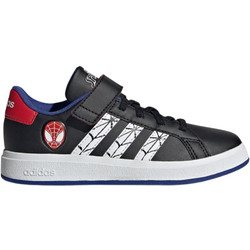 Adidas Grand Court Spider-Man Παιδικά Sneakers Μαύρα Royal Blue JS0742
