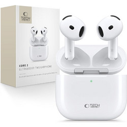 Tech-Protect Ultraboost Core 2 Ακουστικά Bluetooth Earbud White