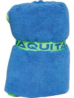 Vaquita Terry Πετσέτα Θαλάσσης Microfiber Μπλε 80x125cm