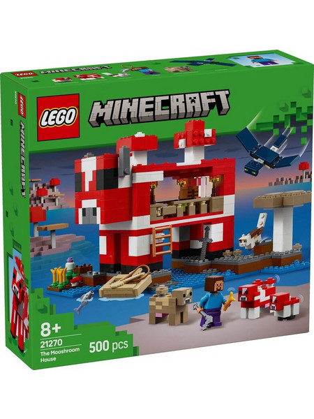 Lego Minecraft The Mooshroom House για 8+ Ετών 21270