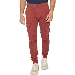Camaro Ανδρικό Παντελόνι Cargo Joggers Κανονική Εφαρμογή Μπορντό 24024-572-451