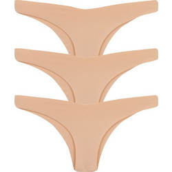 Cottonhill Γυναικεία Brazil Χωρίς Ραφές Μπεζ 3Pack CH0495