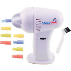 WaxVac Ηλεκτρική Συσκευή Καθαρισμού Αυτιών για Αφαίρεση Κυψελίδας με 8 Ανταλλακτικά
