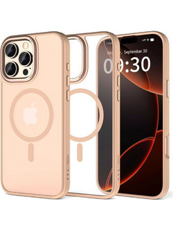 Tech-Protect MagEdge MagSafe Back Cover Desert Pink (iPhone 16 Pro)