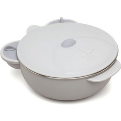 Kiokids Δοχείο Φαγητού Bear Grey 450ml