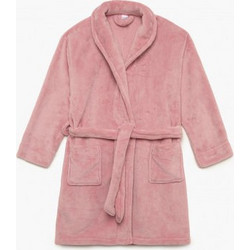 Minerva Παιδική Ρόμπα Fleece Χειμωνιάτικη Ροζ 90-62320-639