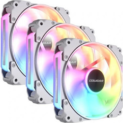 Cougar Apolar 120 Case Fan 120mm ARGB με Σύνδεση 3-Pin 4-Pin PWM 3τμχ White