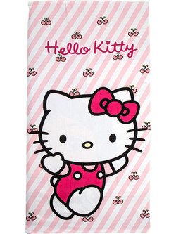 Cerda Hello Kitty Παιδική Πετσέτα Θαλάσσης Microfiber Ροζ 70x140cm 2200010387