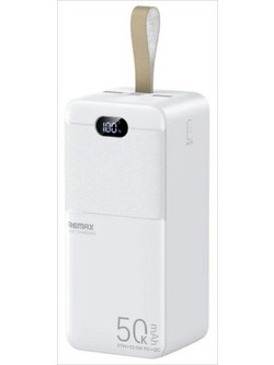 Remax Piloteer Series RPP-117 Power Bank 50000mAh 27W με 2 Θύρες USB-A Power Delivery