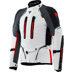 Dainese Super Adventure Absoluteshell Glacier Grey Iron Gate Red