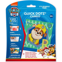 Diamond Dotz Paw Patrol Rubble Κάρτα Diamond Painting Kit 13.5x13.5cm DTZ5024