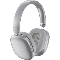 Devia EM035 Pro2 Ασύρματα Bluetooth Ακουστικά Over Ear με Noise Cancelling Ασημί