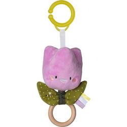Taf Toys Tuli Flower jitter Ξύλινη Κουδουνίστρα Κρίκος για Νεογέννητα