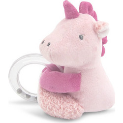 Lorelli Unicorn Pink Υφασμάτινη Κουδουνίστρα για Νεογέννητα