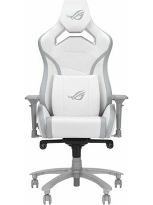 Asus Καρέκλα Gaming Δερματίνης με Ρυθμιζόμενα Μπράτσα Λευκή S7842407