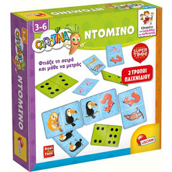 Lisciani Giochi Carotina Domino Επιτραπέζιο Παιχνίδι για Παιδιά 3+ Ετών για 1+ Παίκτες