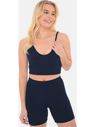 Bodymove Αθλητικό Μπουστάκι με Χαμηλή Στήριξη Navy Μπλε 1346-7