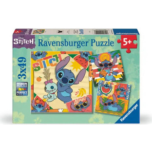 Παιδικό Puzzle Ravensburger Disney Lilo & Stitch 3x49 Κομμάτια 04114